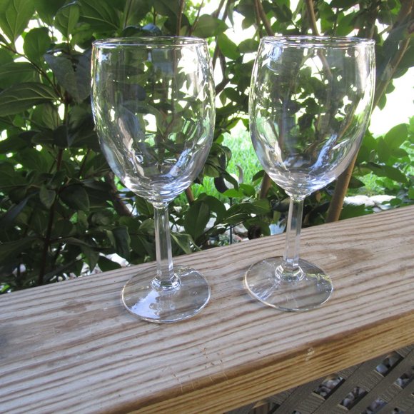 Vintage MCM Crystal Glasses Set of 2